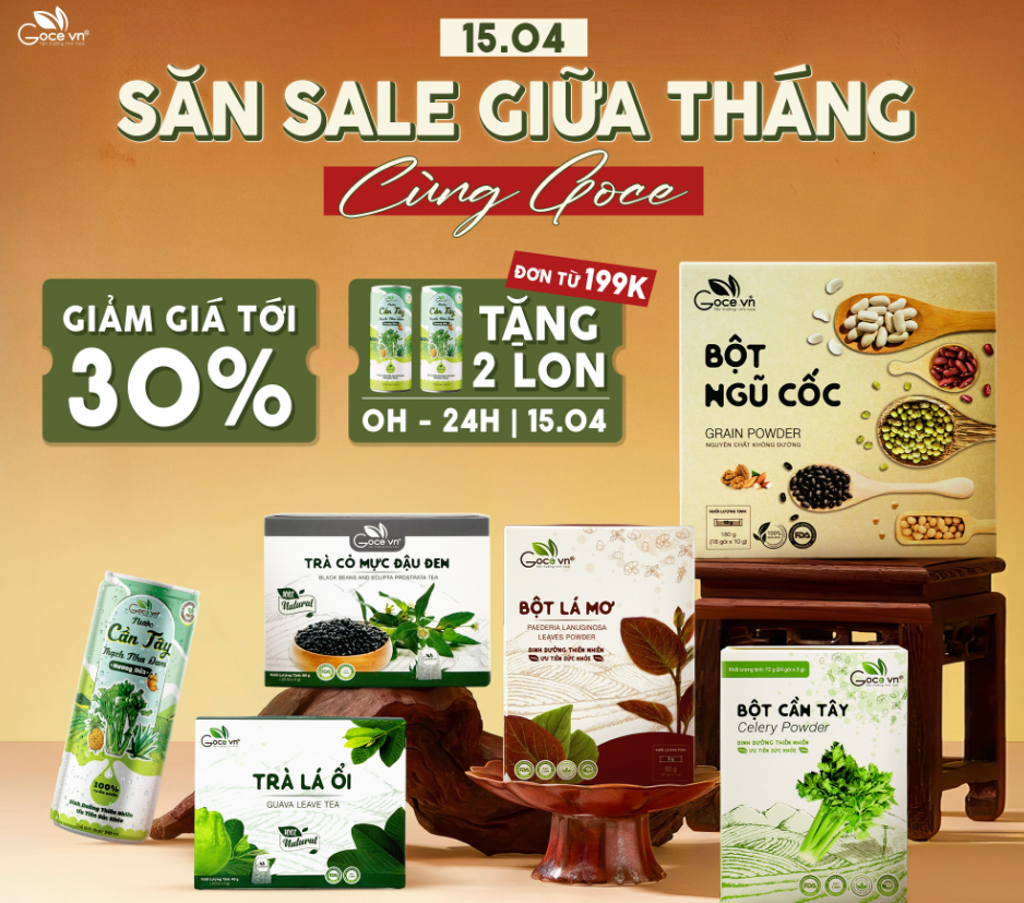 15/04 - Goce Sale Bùng Nổ - Ưu Đãi Lớn