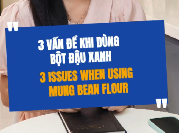 3 Vấn Đề Thường Gặp Khi Dùng Bột Đậu Xanh
