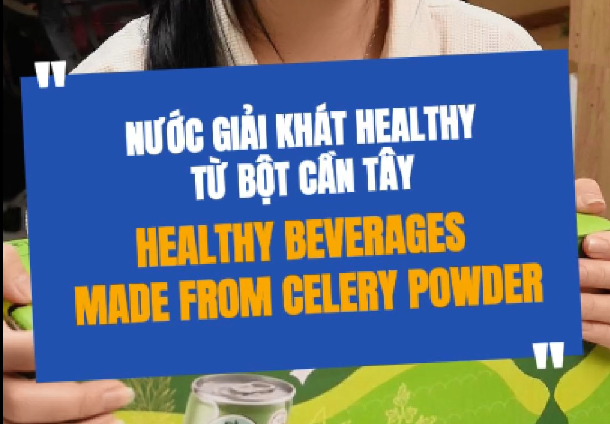 Bạn Đã Biết Nước Giải Khát Từ Bột Cần Tây?