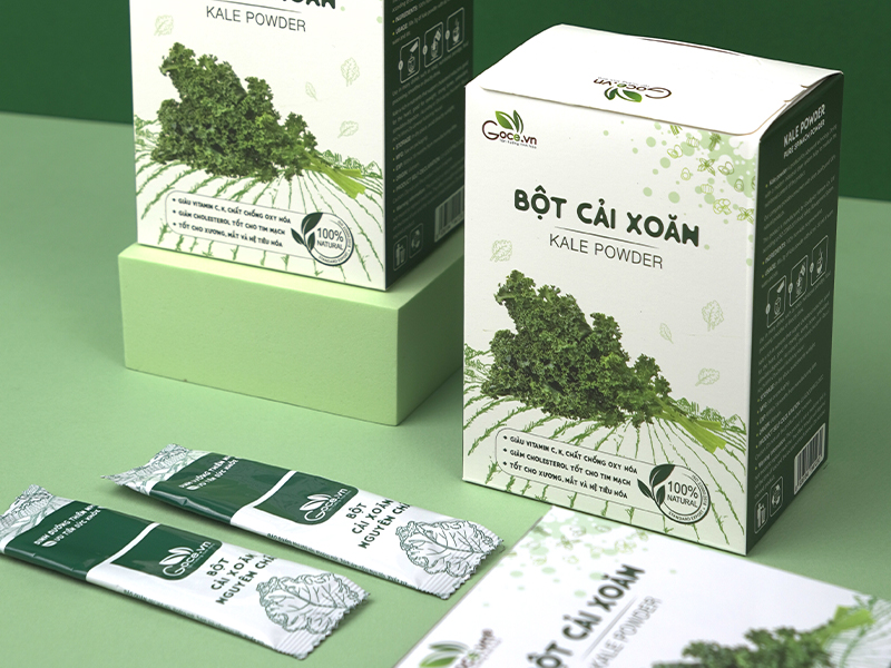 Bột Cải Xoăn Goce - Bật mí công thức nước ép cải xoăn cho các nàng