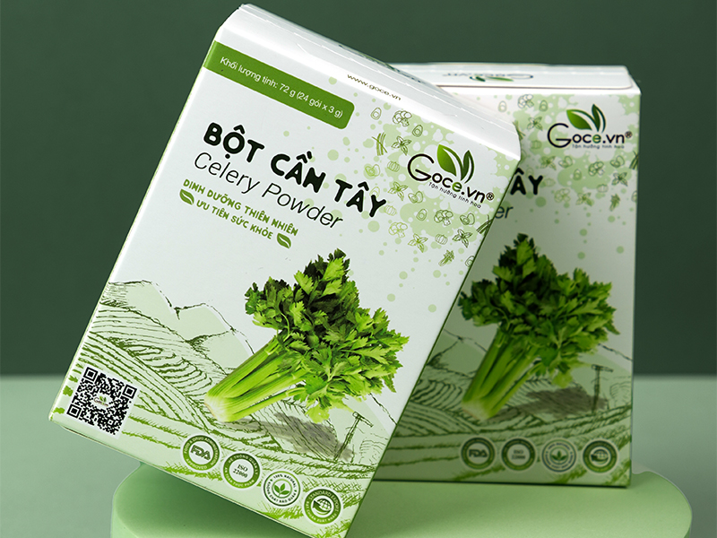 Bột Cần Tây Goce - Bí quyết giúp các chị em lấy lại vóc dáng