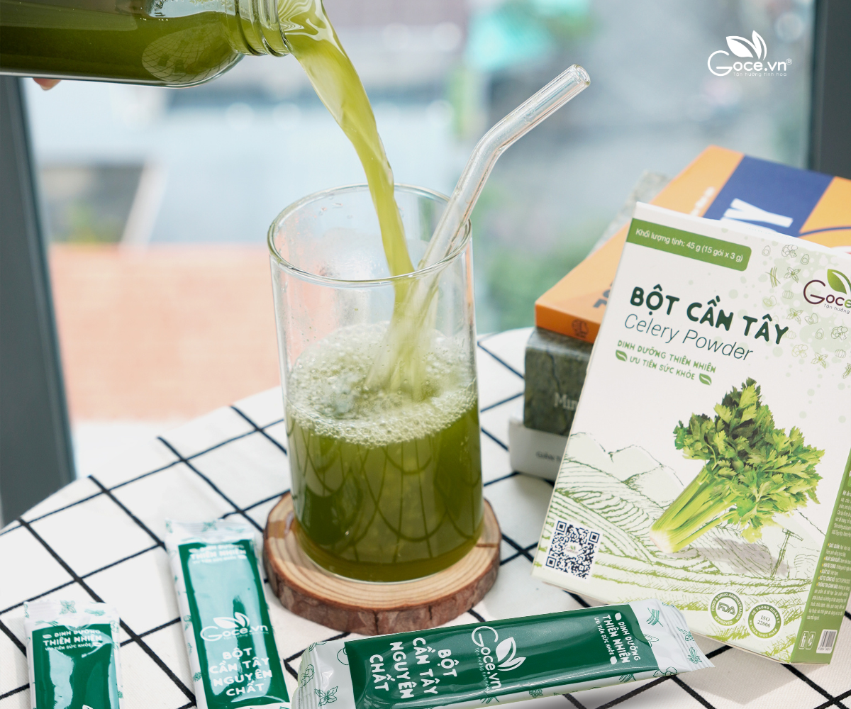 Bột Cần Tây Goce - Bột Cần Tây Có Tốt Hơn Nước Ép Không?