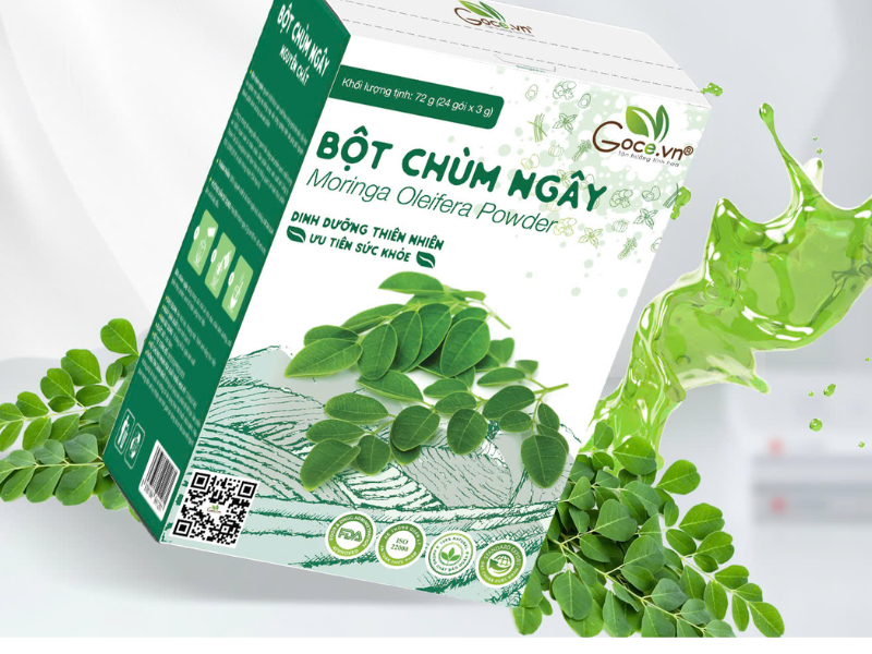 Bột Chùm Ngây Goce - Tại sao chọn uống bột chùm ngây thay vì ăn rau chùm ngây tươi