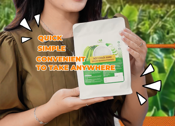 Bột Chuối Xanh Goce - Bụng Đầy Hơi Khó Chịu Thì Phải Làm Sao?