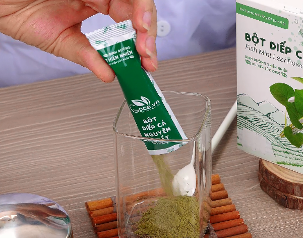 Bột Diếp Cá Dạng Gói – Tiện Lợi Mỗi Ngày, Giữ Trọn Dinh Dưỡng