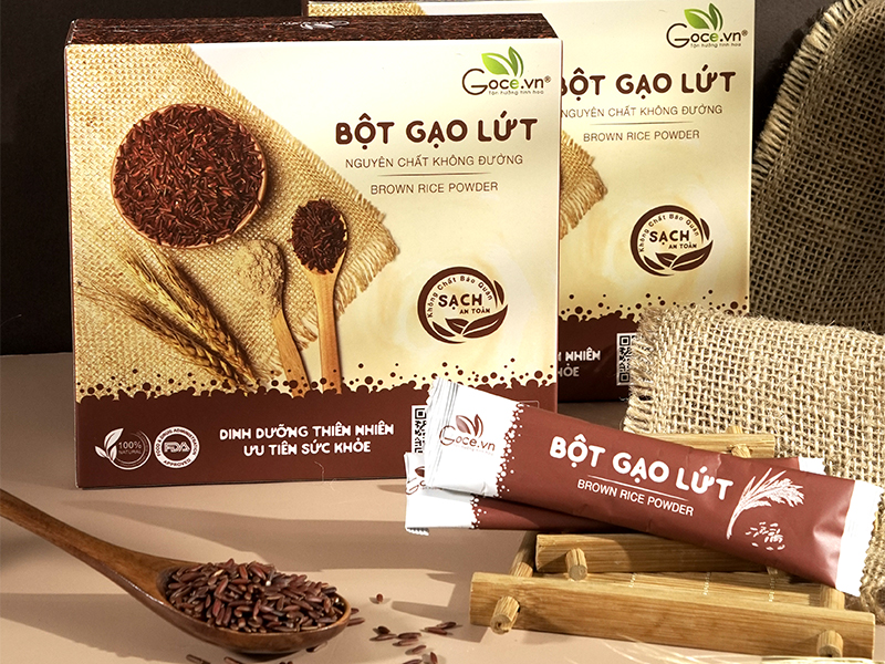 Bột Gạo Lứt Goce - Bí quyết sở hữu vóc dáng thon gọn