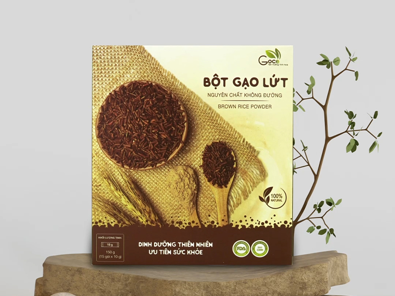 Bột Gạo Lứt Goce - Trọn vẹn nguồn dinh dưỡng thiên nhiên