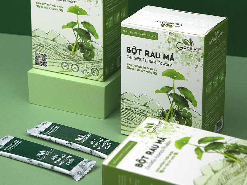 Bột Rau Má Goce - Thanh lọc cơ thể & Tăng sức đề kháng