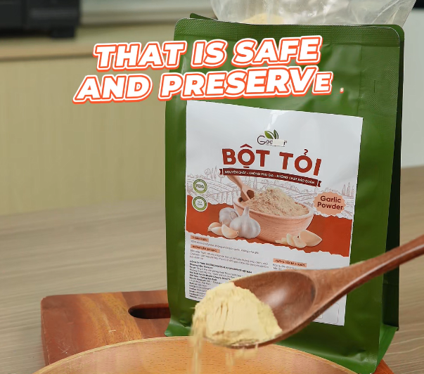 Bột Tỏi Goce – Từ Nguồn Nguyên Liệu Chất Lượng