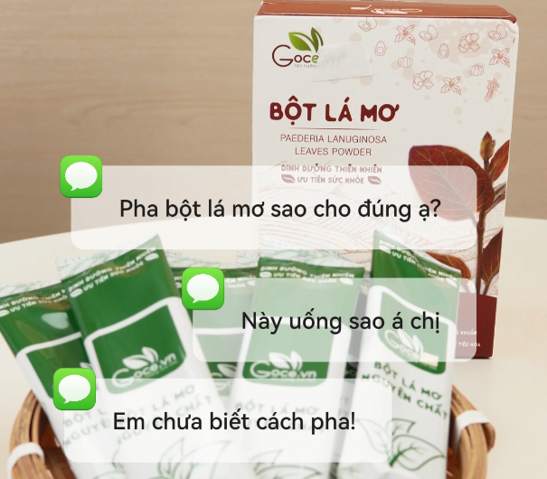 Cách Pha Bột Lá Mơ Chuẩn Chỉ Trong 30 Giây
