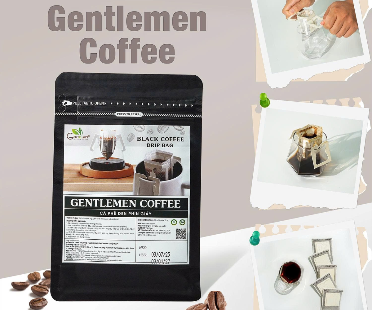 Coffee  Goce - Gentlemen Coffee Chuẩn Gu Quý Ông