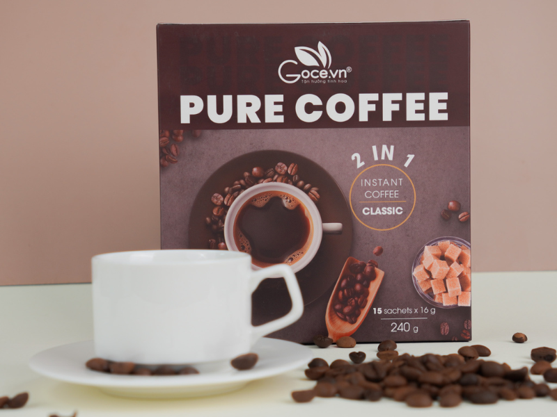Pure Coffee Goce - Cà phê nguyên chất với hương vị đậm đà