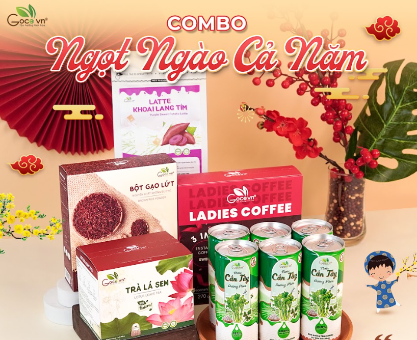 Combo Ngọt Ngào Cả Năm - Combo Tết Vẹn Tròn Ý Nghĩa