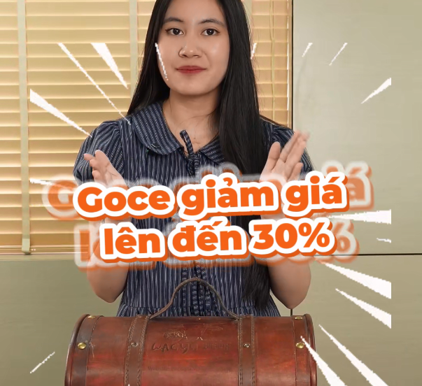 Goce Flash Sale Giảm Sốc 30% Chỉ Hôm Nay