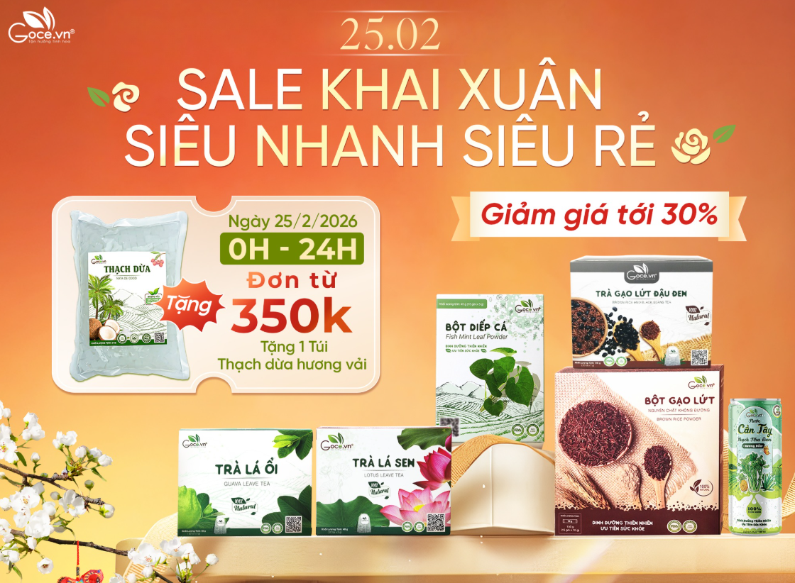 Khai Xuân Rộn Ràng – Săn Sale 25.02 Cùng Goce
