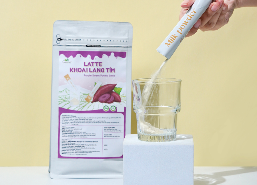 Latte Khoai Lang Tím Goce - Thức Uống Healthy Hot Được Giới Trẻ Yêu Thích