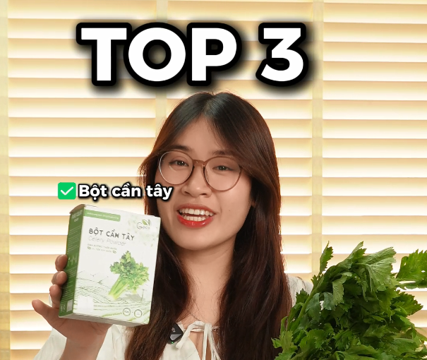 Top 3 Lý Do Chọn Bột Cần Tây Thay Vì Cần Tây Tươi