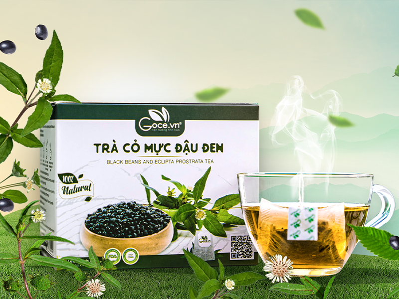 Trà Cỏ Mực Đậu Đen Goce - Ai uống cũng khen