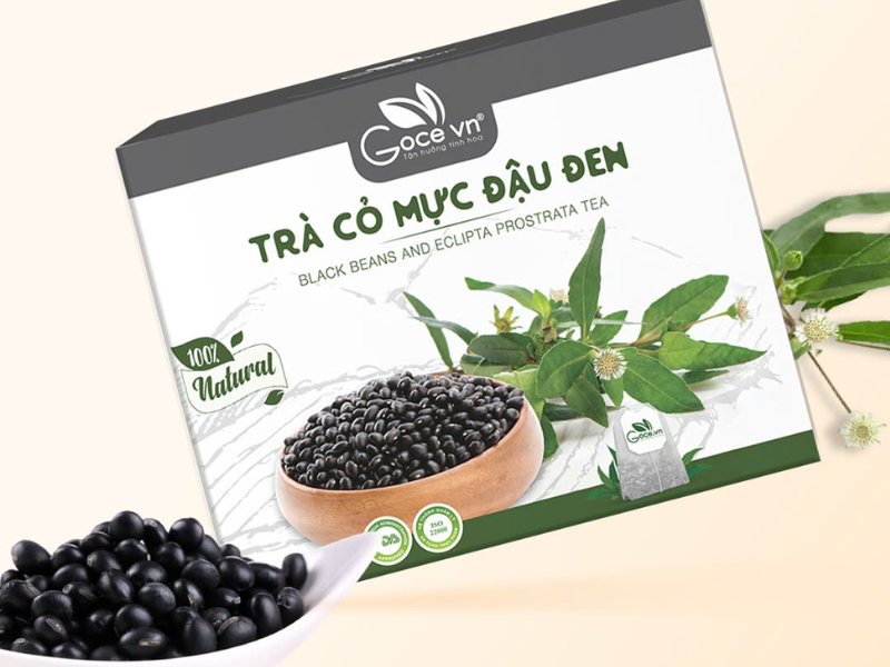 Trà Cỏ Mực Đậu Đen Goce - Món quà tặng ba mẹ
