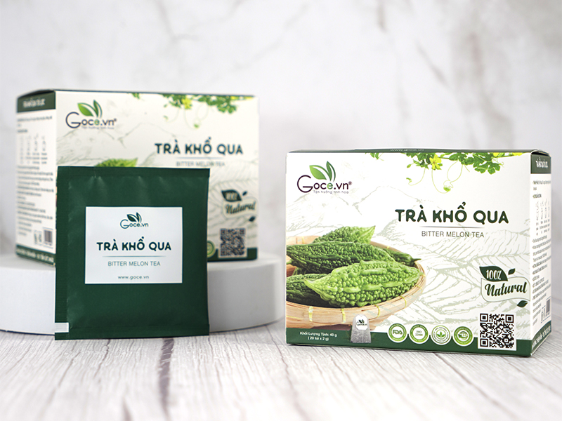 Trà Khổ Qua Goce - Uống trà khổ qua thì sẽ qua được khổ 