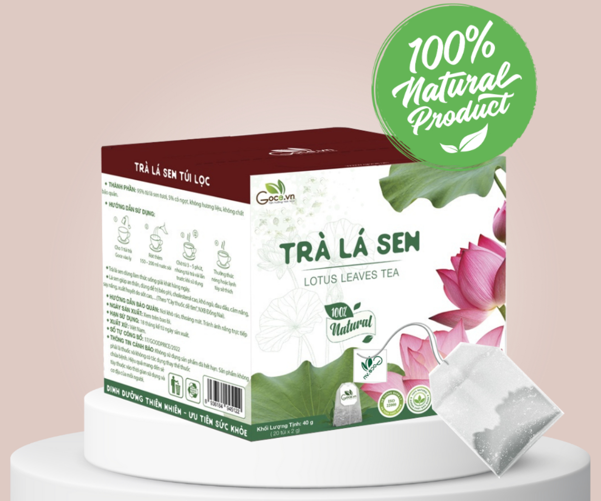 Trà Lá Sen Goce - Uống Trà Lá Sen Trước Khi Ngủ