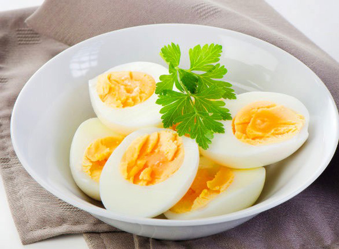 trứng luộc rất hiệu quả trong giảm cân