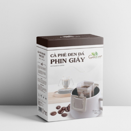 Cà Phê Đen Đá Phin Giấy