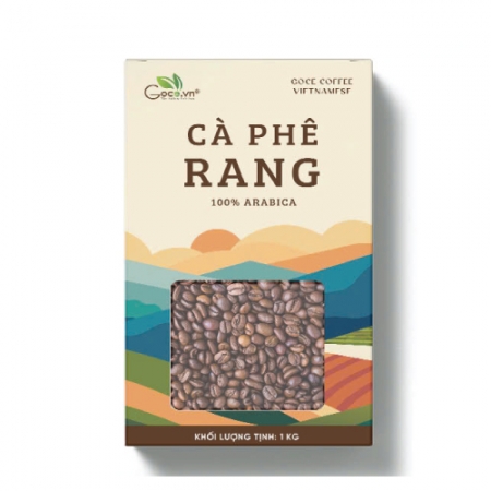 Cafe Hạt Rang 100% Arabica Túi 1kg