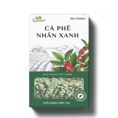 Cafe Nhân Xanh Arabica Túi 1kg