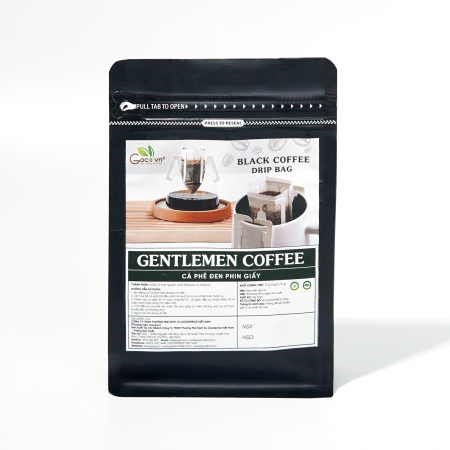 Gentlemen Coffee - Cà Phê Đen Phin Giấy