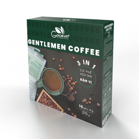 Gentlemen Coffee - Cafe Nam (Cà phê Nam) hòa tan 3 trong 1