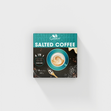 Salted Coffee - Cà phê muối hòa tan 4 trong 1 