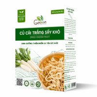 Củ Cải Trắng Sấy Khô