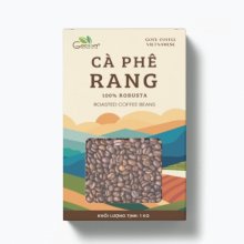 Cafe Hạt Rang 100% Robusta Túi 1kg