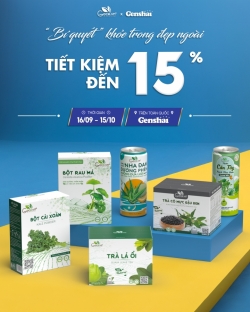 Bí quyết khỏe trong đẹp ngoài - Tiết kiệm đến 35% tại Genshai