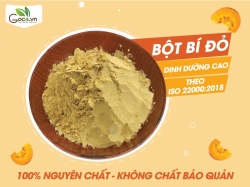 BỘT BÍ ĐỎ DINH DƯỠNG NGUYÊN CHẤT| ĐẠT CHUẨN XUẤT KHẨU