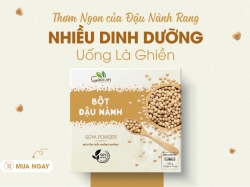 Bột đậu nành rang thơm ngon lợi sức khỏe đẹp dáng da