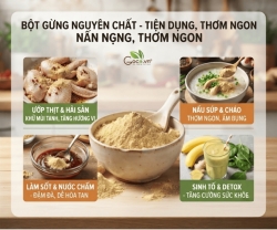 Bột Gừng Dùng Được Cho Những Món Gì Ngoài Pha Nước?