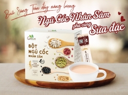 Buổi sáng tràn đầy năng lượng với tác ngũ cốc sâm sữa đặc