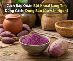 Cách Bảo Quản Bột Khoai Lang Tím Đúng Cách: Dùng Bao Lâu Vẫn Ngon?