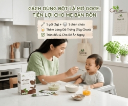 Cách Dùng Bột Lá Mơ Cho Bé Đúng Cách Tiện Lợi Cho Mẹ Bận Rộn