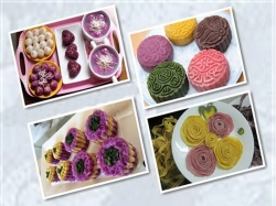 Sắc tím ngọt ngào cho món ăn ngon với Bột lá cẩm 