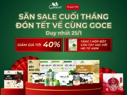 Duy nhất 25.1 - Goce giảm giá đến 40% trên Shopee Mall