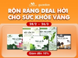 [Goce Việt Nam x Guardian] - Rộn ràng deal hời cho sức khỏe vàng