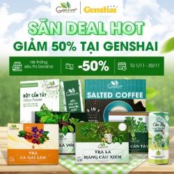 [Goce x Genshai] Ghé Genshai săn sale 50% từ Goce 
