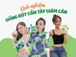 Kinh nghiệm uống bột cần tây giảm cân hiệu quả, an toàn