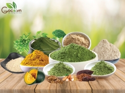 Những loại bột thiên nhiên từ rau củ tươi và các loại hạt