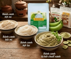 Sợi Bánh Canh Từ Chuối Xanh Có Gì Khác Bột Lọc Và Bột Mì