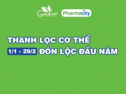 Thanh lọc cơ thể - Đón lộc đầu năm cùng Goce tại hệ thống nhà thuốc Pharmacity 