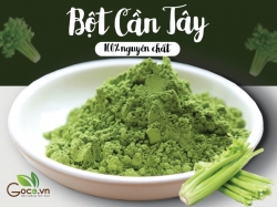 Thông tin chính xác về tác dụng của bột cần tây